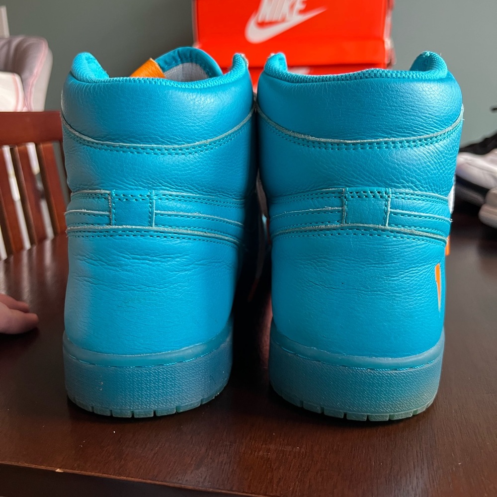 Nike Men's Blue High-Top Sneakers